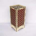 Decorative MDF Wooden Lamp (Regular) Beige - DC-2012