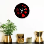 Decorative Wooden Board Wall Clock for Home Décor -1034