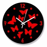 Decorative Wooden Board Wall Clock for Home Décor -1035 - Image 2
