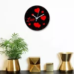 Decorative Wooden Board Wall Clock for Home Décor -1037