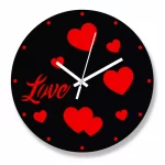 Decorative Wooden Board Wall Clock for Home Décor -1037 - Image 2