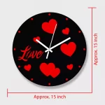 Decorative Wooden Board Wall Clock for Home Décor -1037 - Image 3