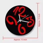 Decorative Wooden Board Wall Clock for Home Décor -1041 - Image 3