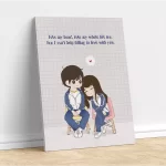 Valentine Thematic Premium Wooden Frame Canvas -CF07