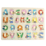 Kid's Capital Letter Wooden Puzzle (Big )